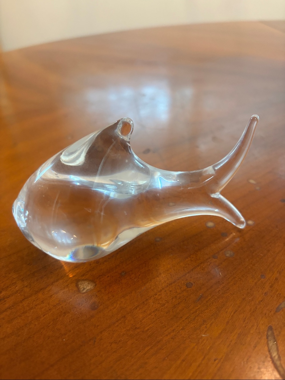 Vintage Spode Crystal Fish Figurine - Spode